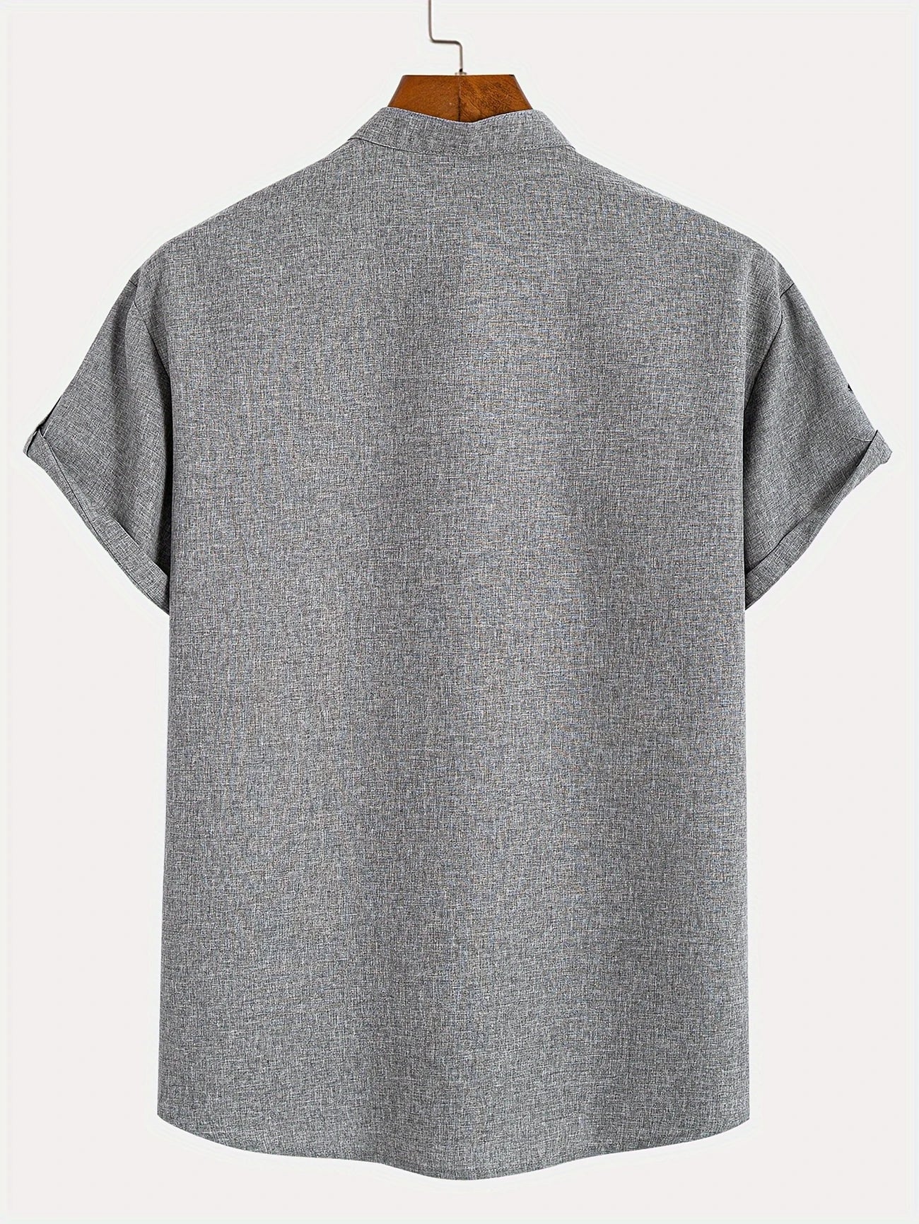 Leblanc™ | Elegancka koszula z krótkim rękawem i stójką