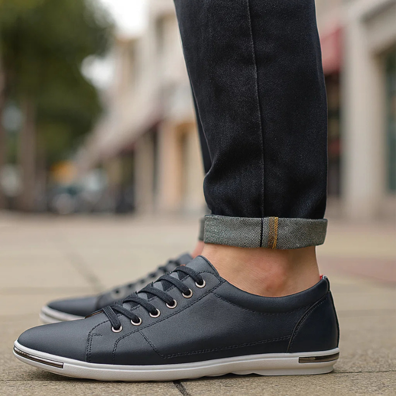 Kamil | Skórzane Sneakersy Premium