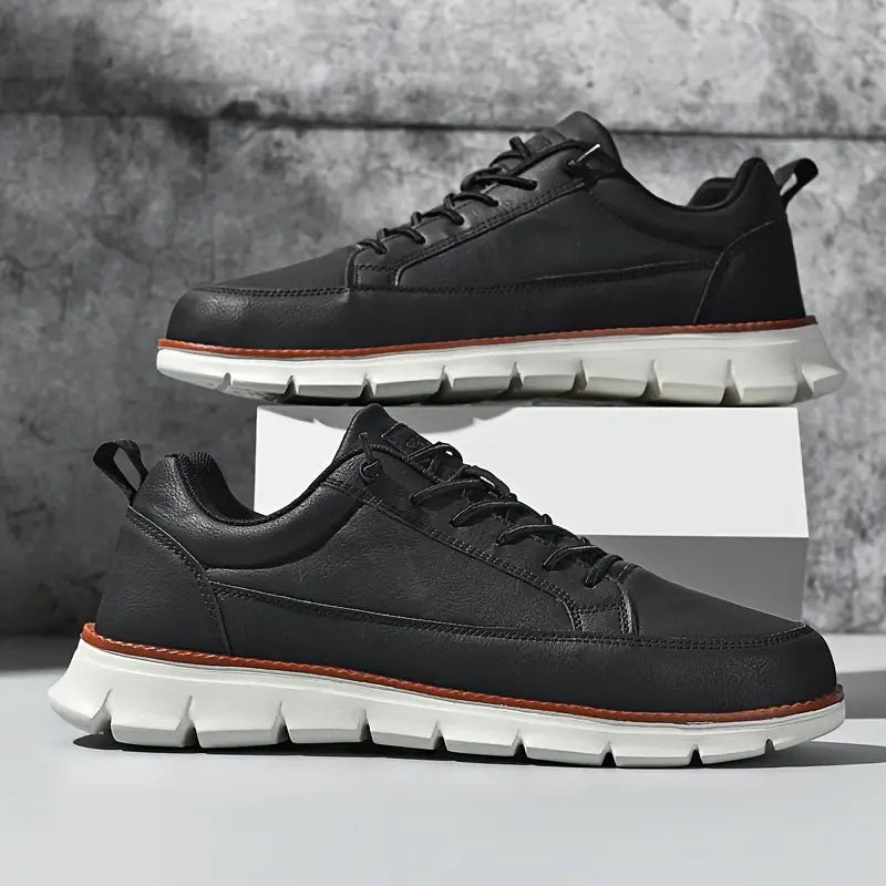 Leo | Skórzane Sneakersy Miejskie