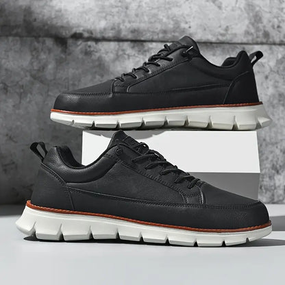 Leo | Skórzane Sneakersy Miejskie