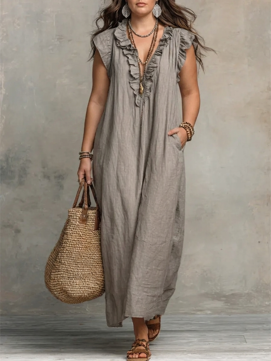 Camellia | Letnia Sukienka Maxi