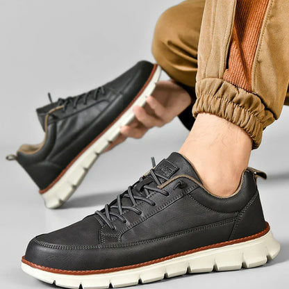 Leo | Skórzane Sneakersy Miejskie