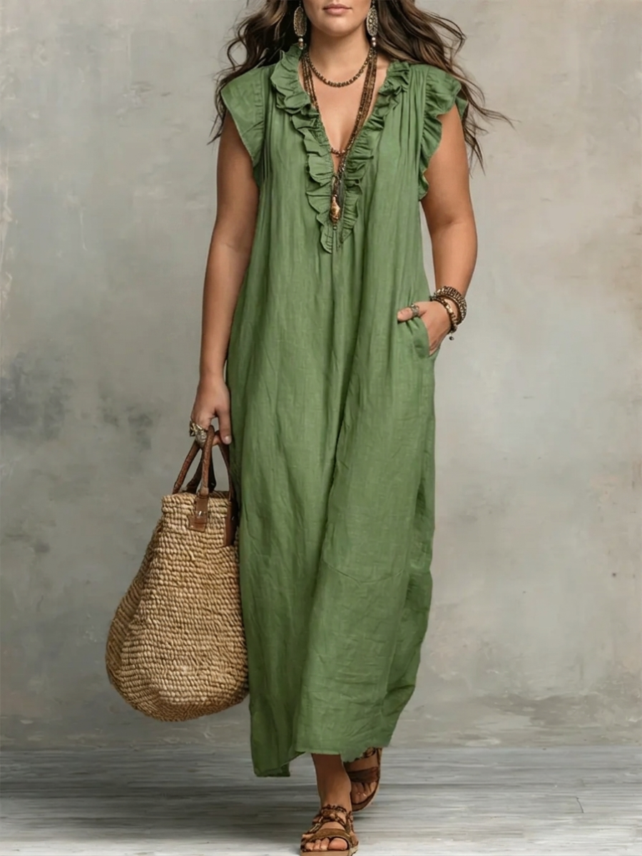 Camellia | Letnia Sukienka Maxi