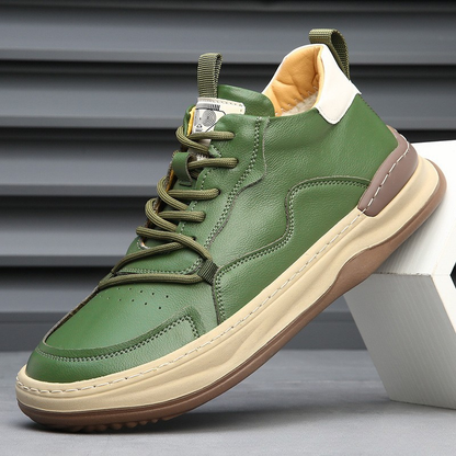 Albert | Skórzane Sneakersy Premium