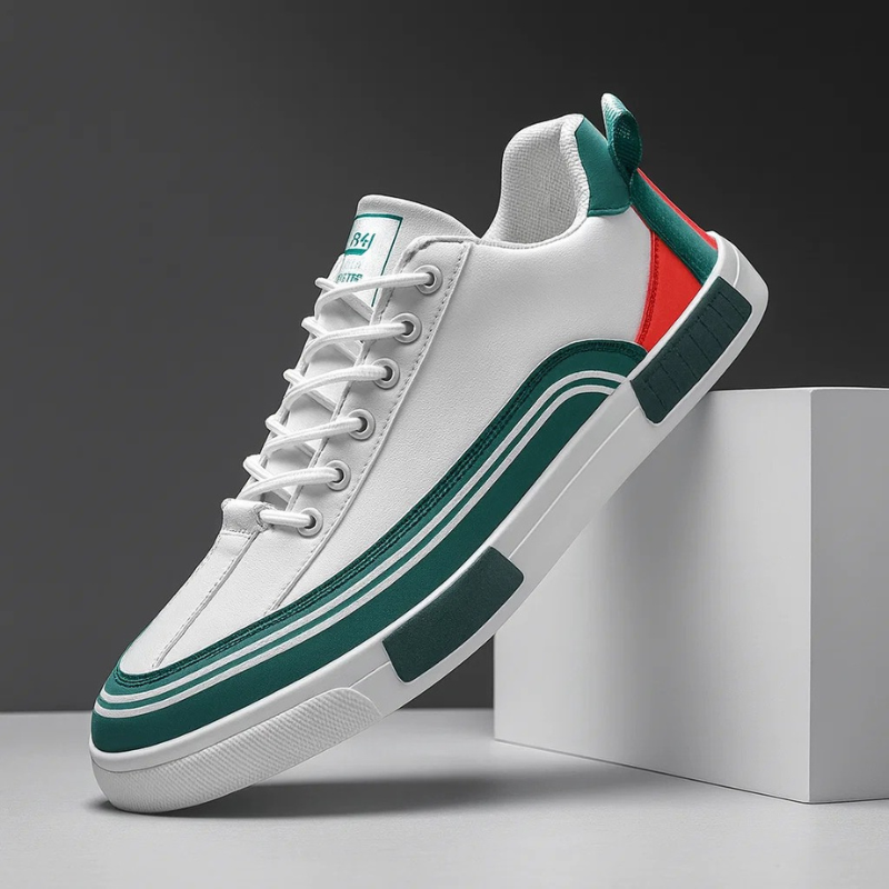 Sorrento | Skórzane Sneakersy