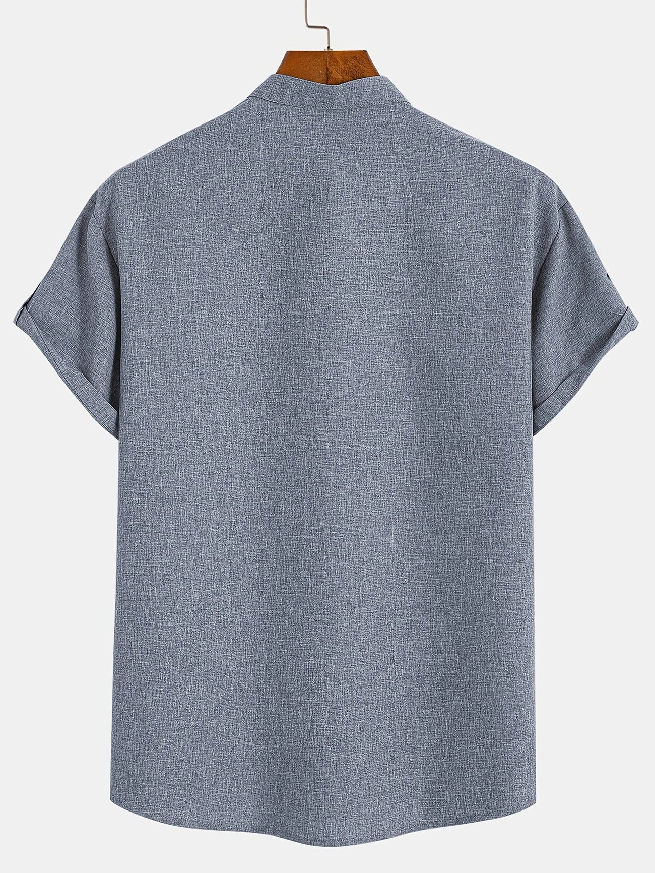 Leblanc™ | Elegancka koszula z krótkim rękawem i stójką