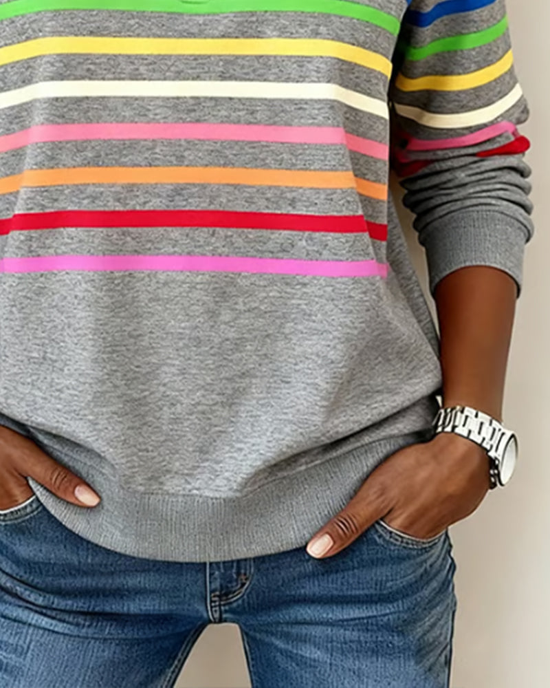 Marie | Casual sweter z komfortem i kolorowym stylem na każdy dzień