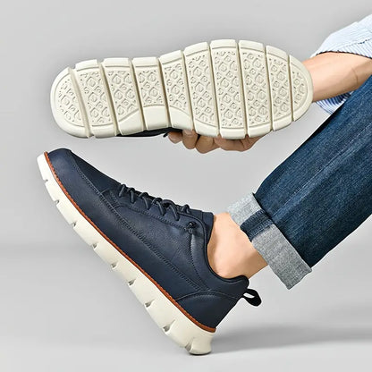 Leo | Skórzane Sneakersy Miejskie