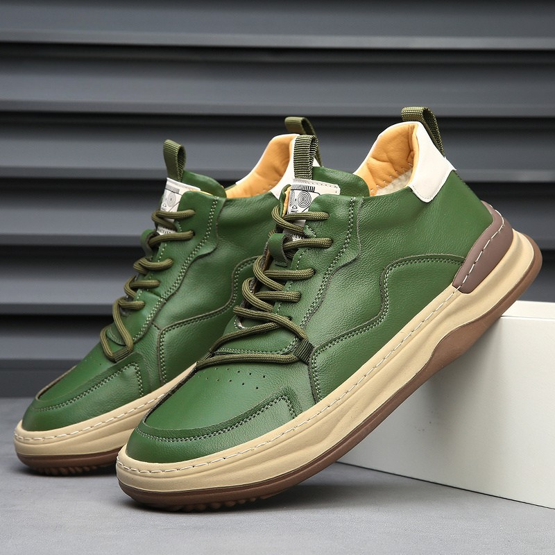Albert | Skórzane Sneakersy Premium