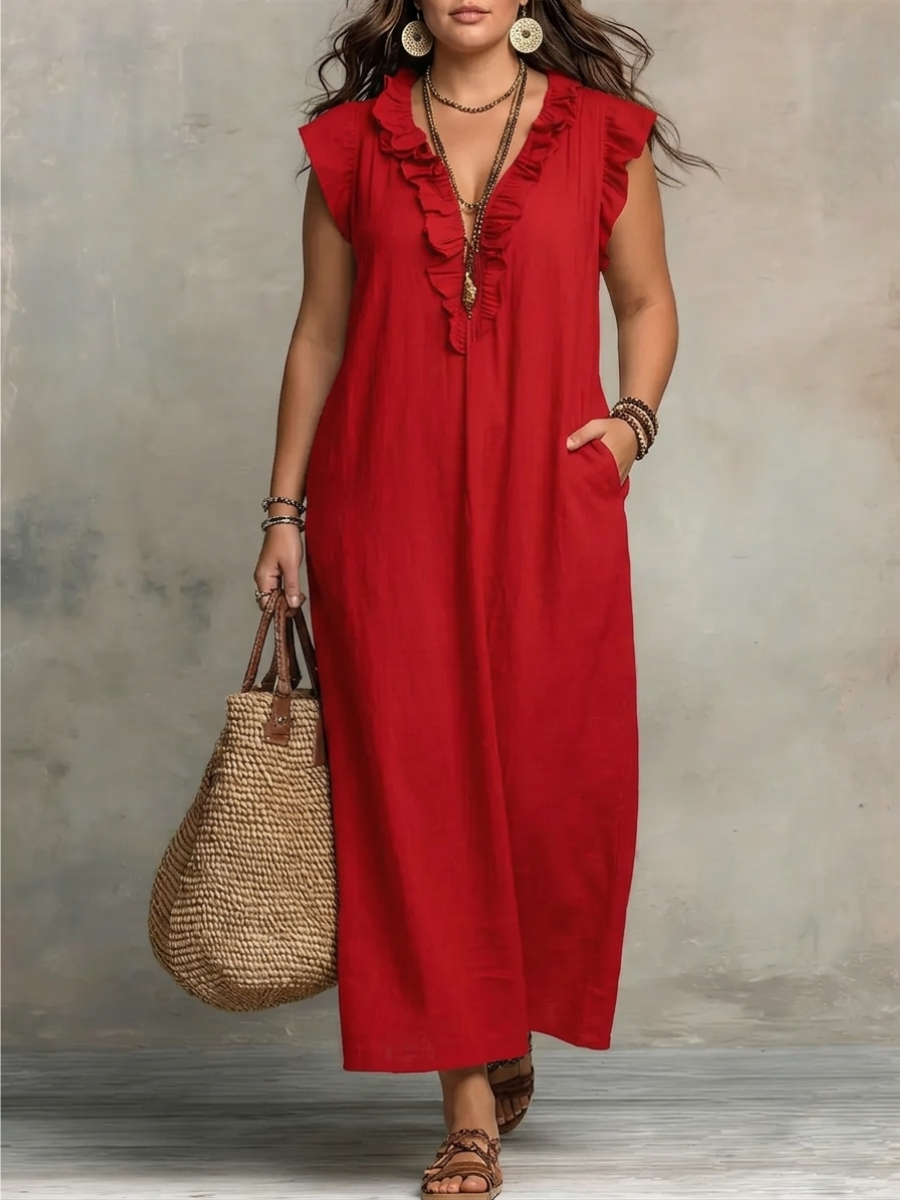 Camellia | Letnia Sukienka Maxi