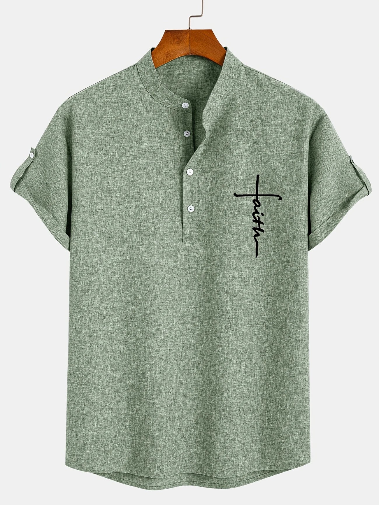 Leblanc™ | Elegancka koszula z krótkim rękawem i stójką