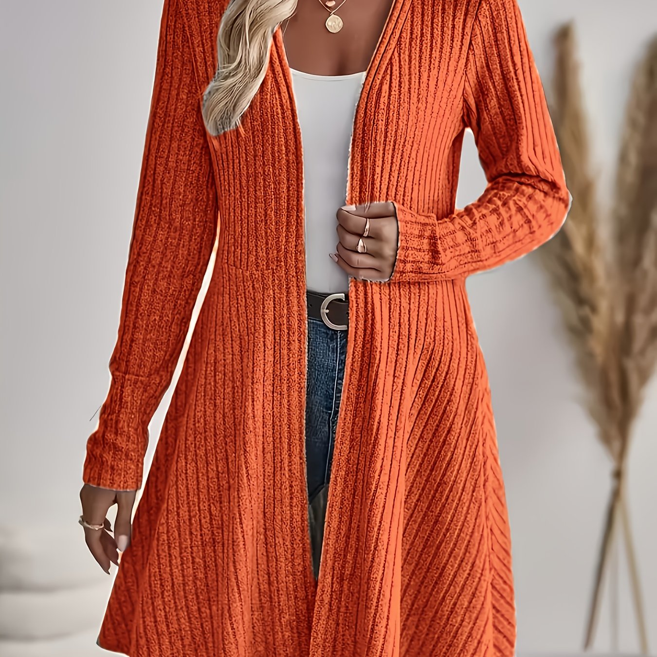 Klara | Prążkowany Kardigan Casual