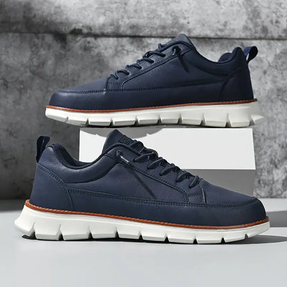 Leo | Skórzane Sneakersy Miejskie