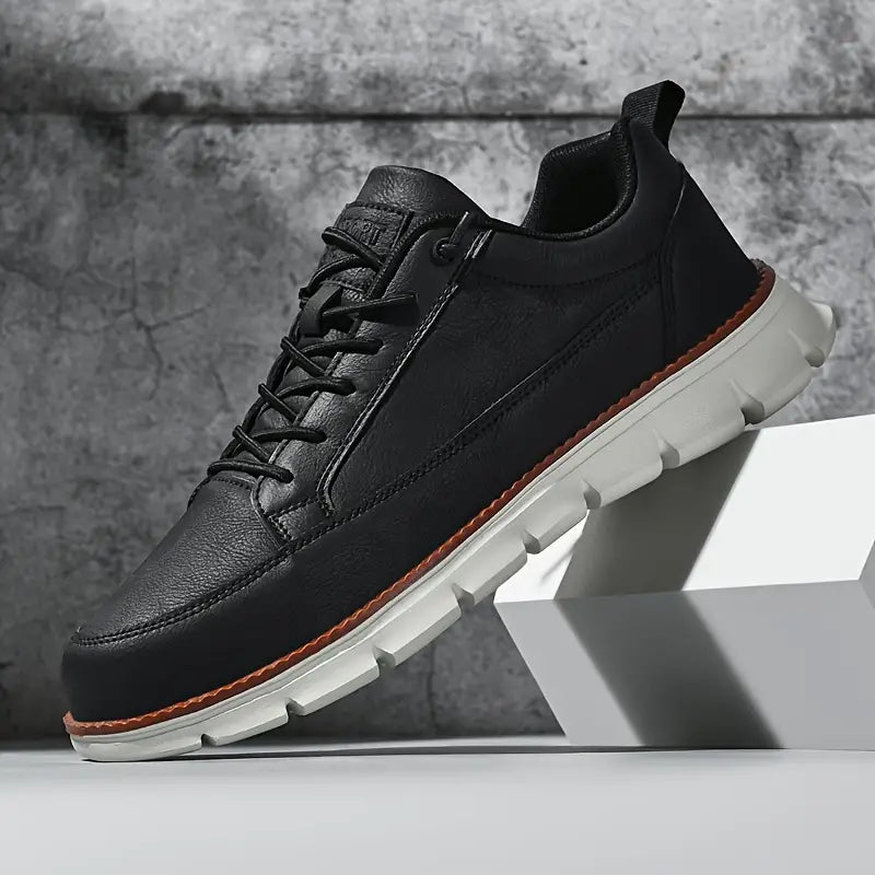 Leo | Skórzane Sneakersy Miejskie