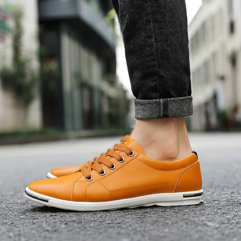 Kamil | Skórzane Sneakersy Premium