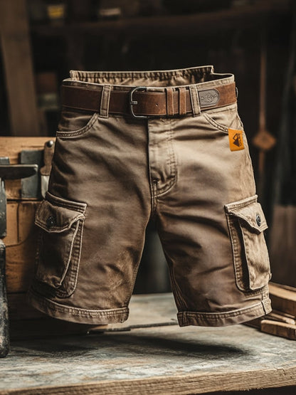 Adam | Spodnie Cargo Vintage z Kieszeniami