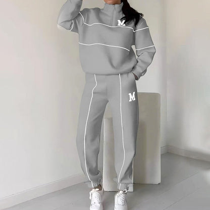 Jade - Bluza lniana casualowa komplet 2 sztuki