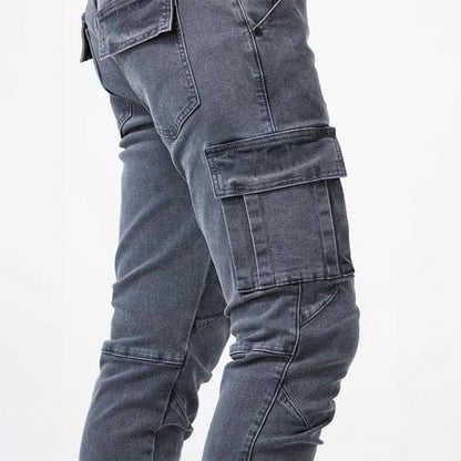 ELARA | jeansy cargo premium