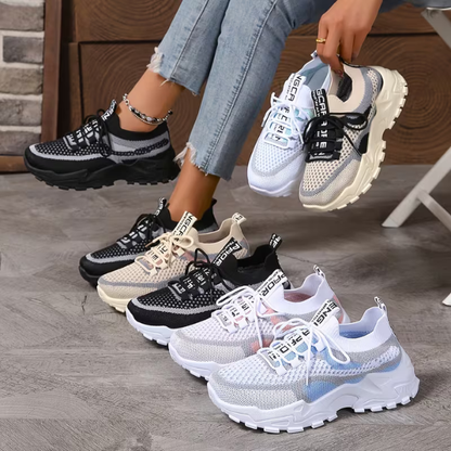AIRSYNQ™ - ODDYCHAJĄCE DAMSKIE SNEAKERSY NA CAŁODZIENNY KOMFORT