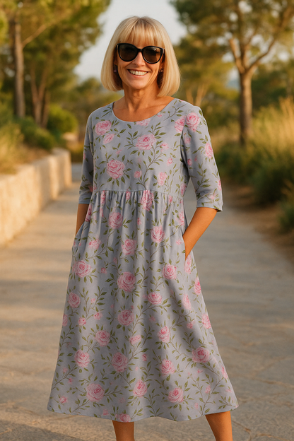 Eliza | Sukienka Midi Relaxed