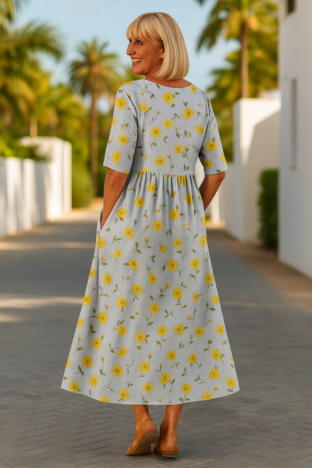 Eliza | Sukienka Midi Relaxed