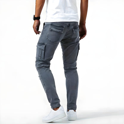 Kacper | Elastyczne Jeansy Cargo