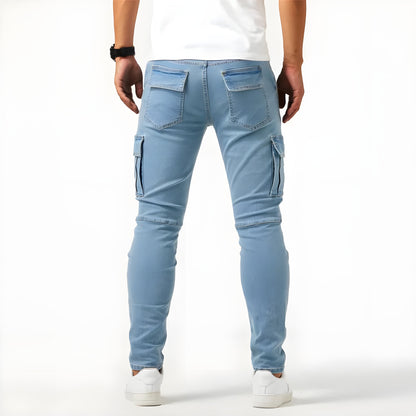 Kacper | Elastyczne Jeansy Cargo