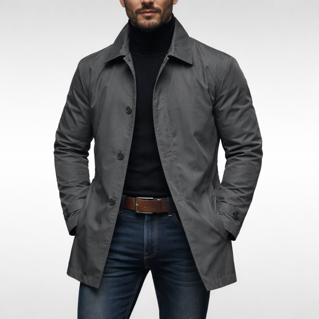 Adrian | Stylowy płaszcz męski