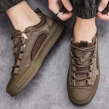 Kacper | Skórzane Sneakersy Premium