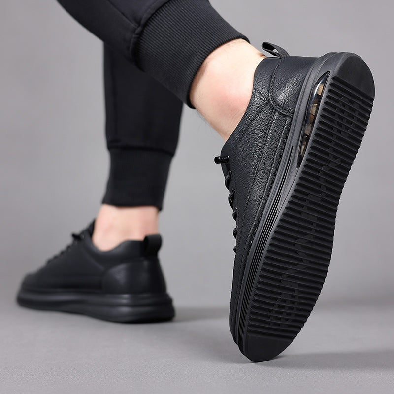 Carson – skórzane sneakersy męskie ELARA, detal wnętrza buta
