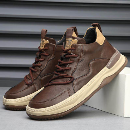 Albert | Skórzane Sneakersy Premium