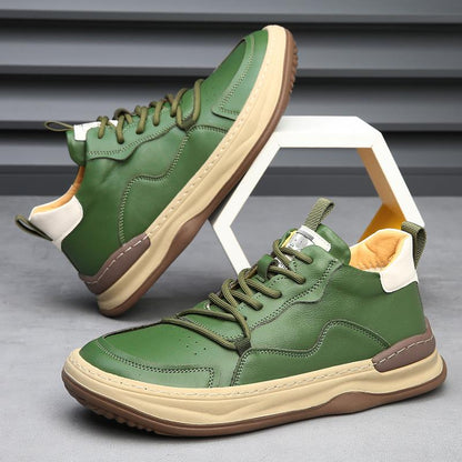 Albert | Skórzane Sneakersy Premium