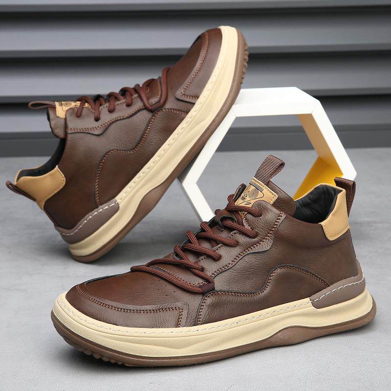Albert | Skórzane Sneakersy Premium