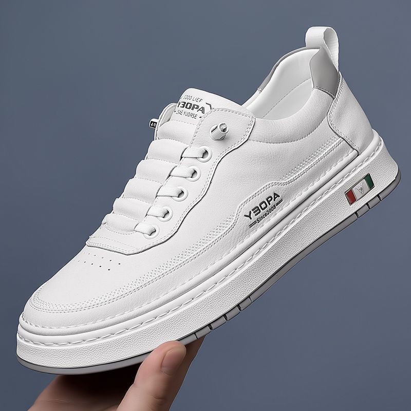 Skórzane sneakersy Lucetti ELARA w kolorze białym – widok od tyłu