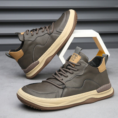 Albert | Skórzane Sneakersy Premium