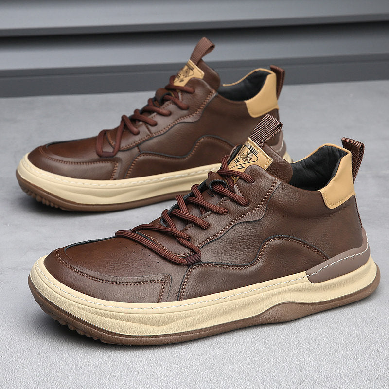Albert | Skórzane Sneakersy Premium