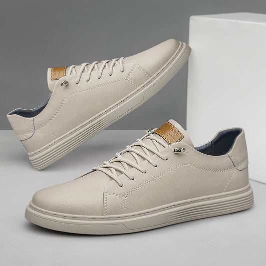 Oskar | Skórzane Sneakersy Premium