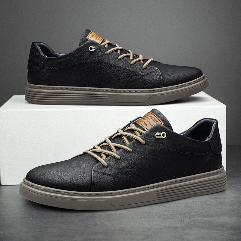Oskar | Skórzane Sneakersy Premium