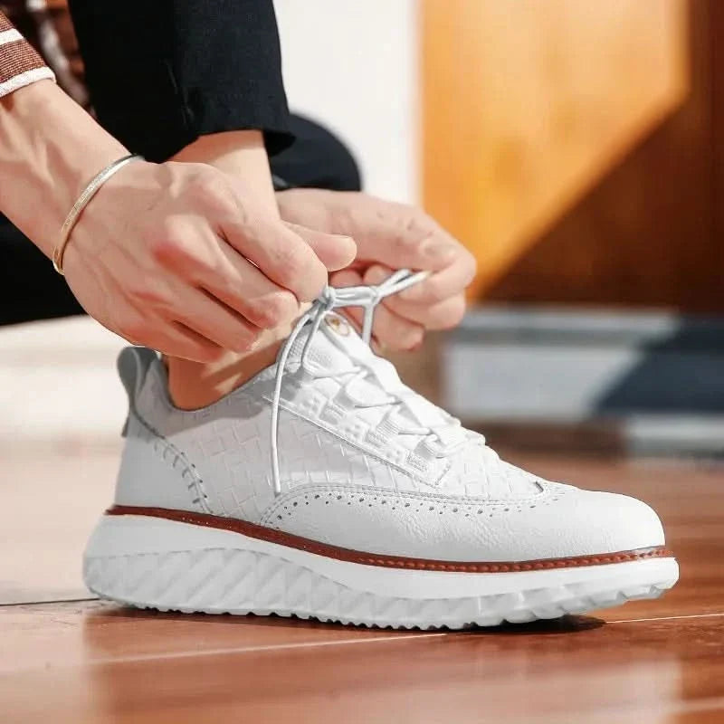 Marek | Skórzane Sneakersy Ortopedyczne
