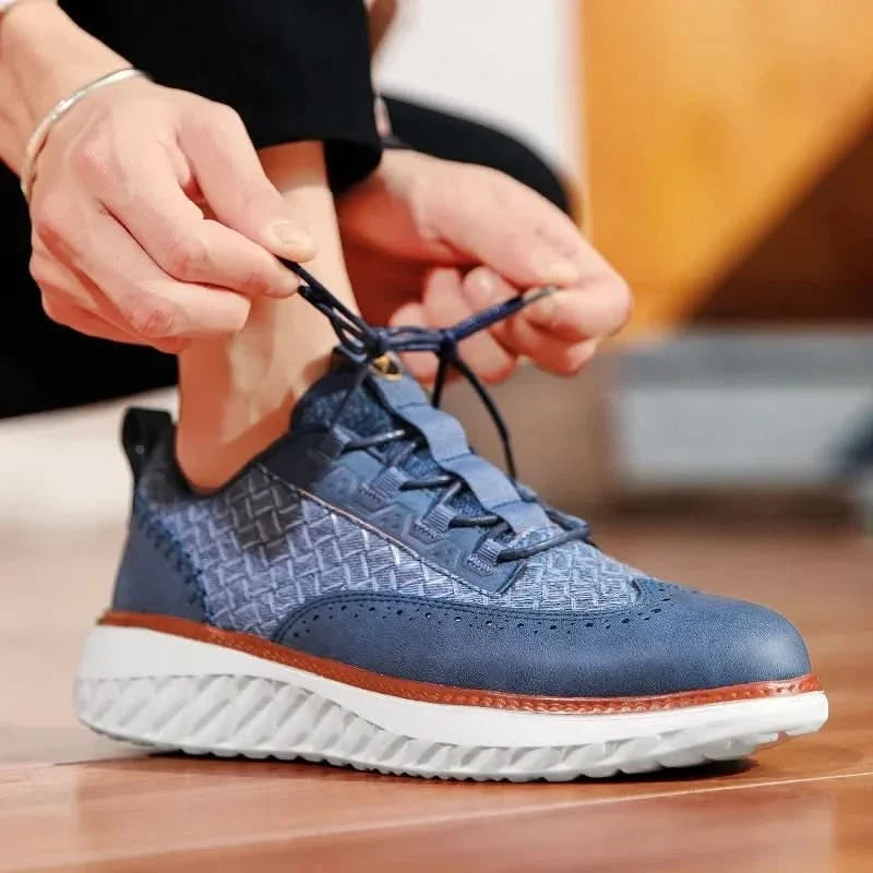 Marek | Skórzane Sneakersy Ortopedyczne
