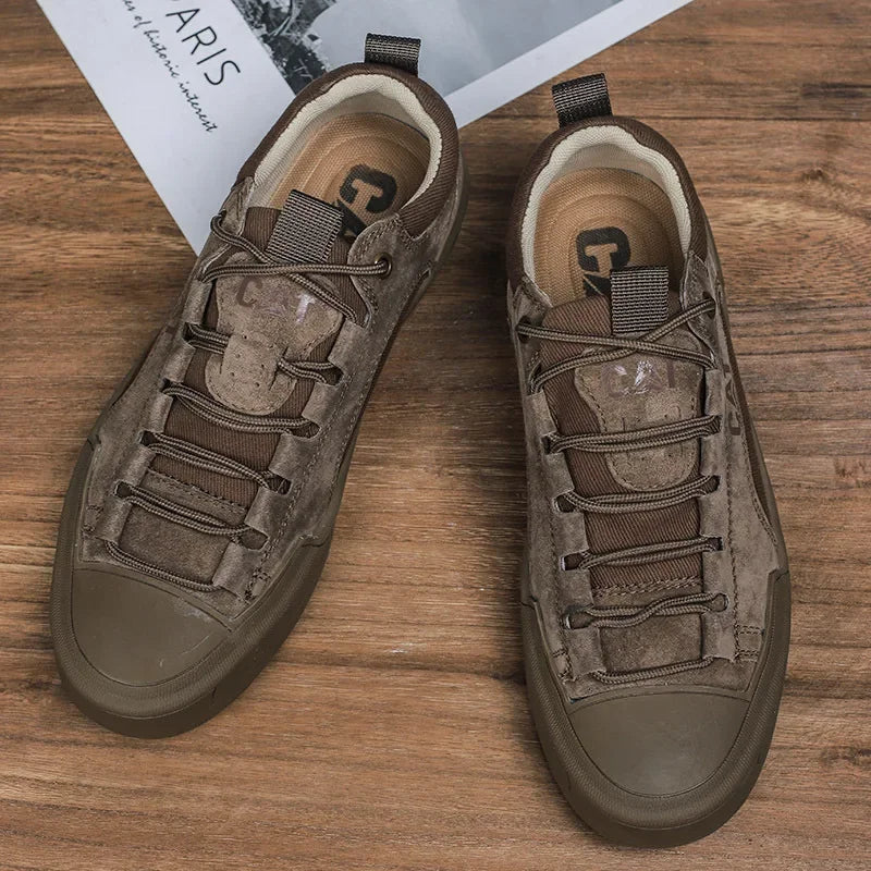 Kacper | Skórzane Sneakersy Premium