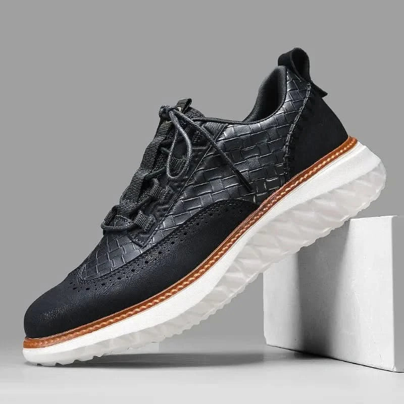 Marek | Skórzane Sneakersy Ortopedyczne