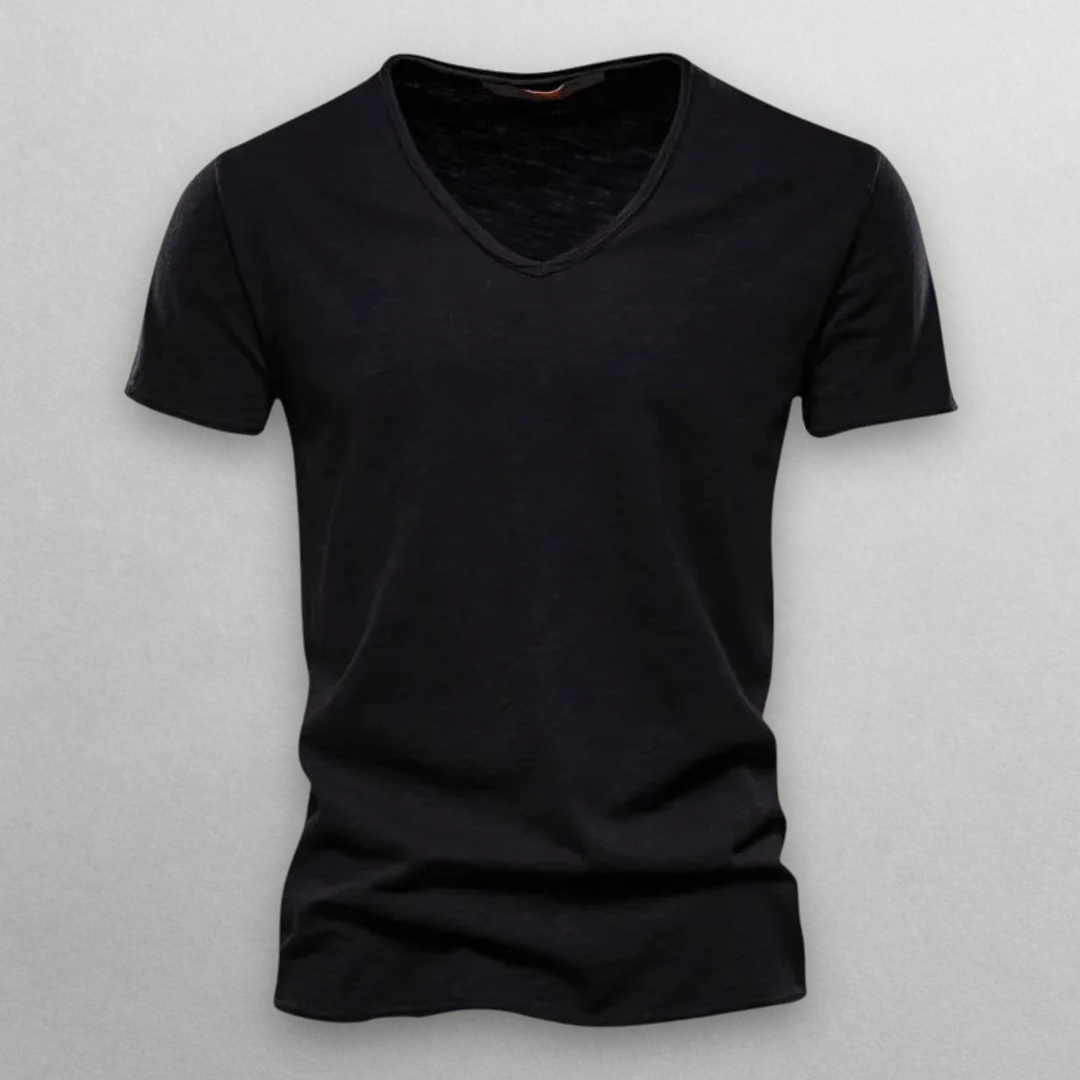 Nori | Bawełniana Koszulka V-neck