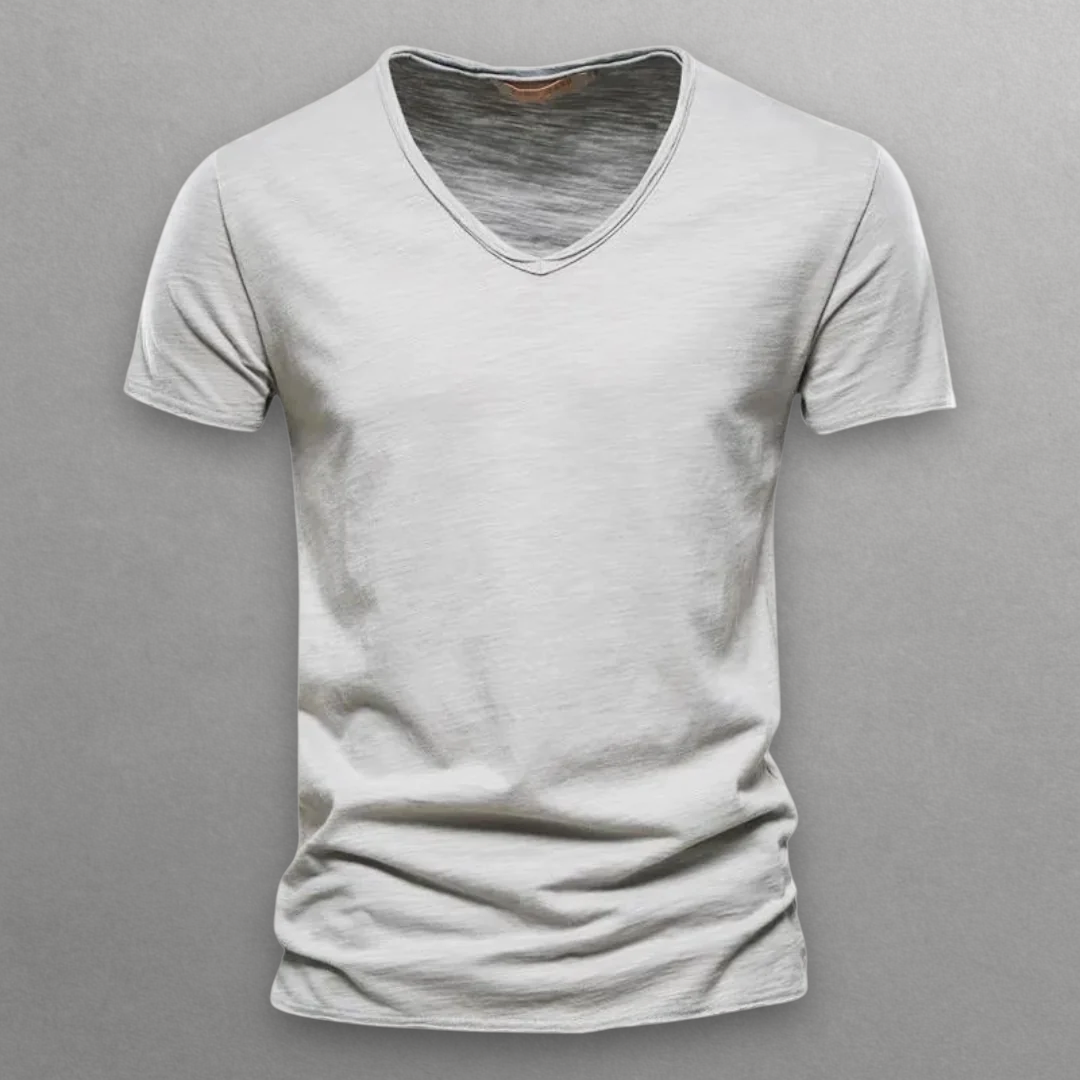 Nori | Bawełniana Koszulka V-neck