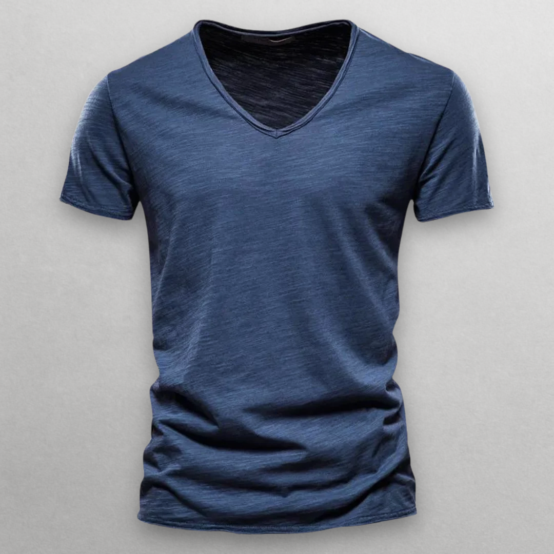 Nori | Bawełniana Koszulka V-neck