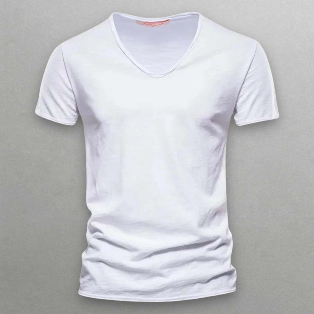 Nori | Bawełniana Koszulka V-neck