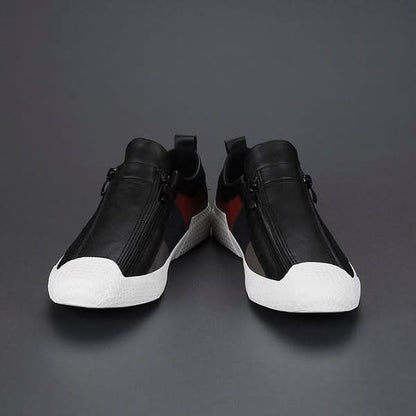 Carradon – skórzane sneakersy męskie ELARA, zbliżenie na podeszwę