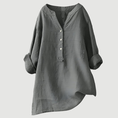 LINA | Blouse femme en lin légère et confortable