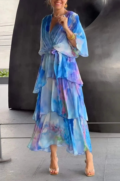 Cassia – Elegancka sukienka z szyfonu