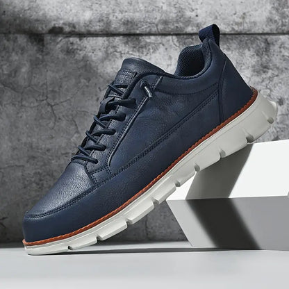 Leo | Skórzane Sneakersy Miejskie